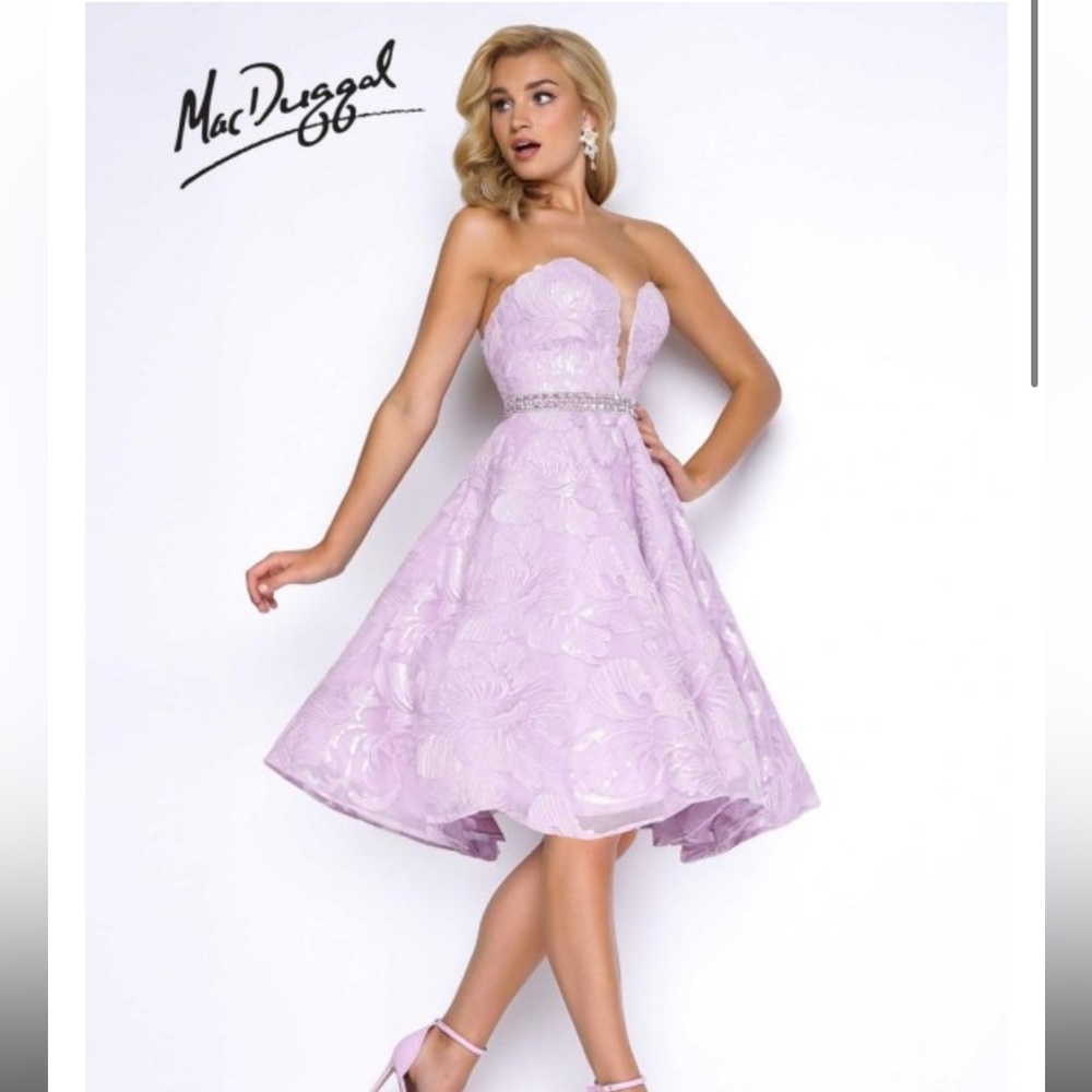 Lilac Mac Duggal dress size 0!